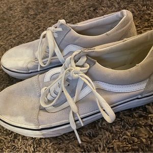 Grey and white vans